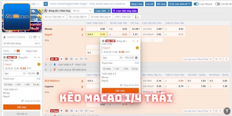 Kèo Macao Viva88 | Kinh Nghiệm Vào Tiền Luôn Thắng 2026 - SPINRIVO96